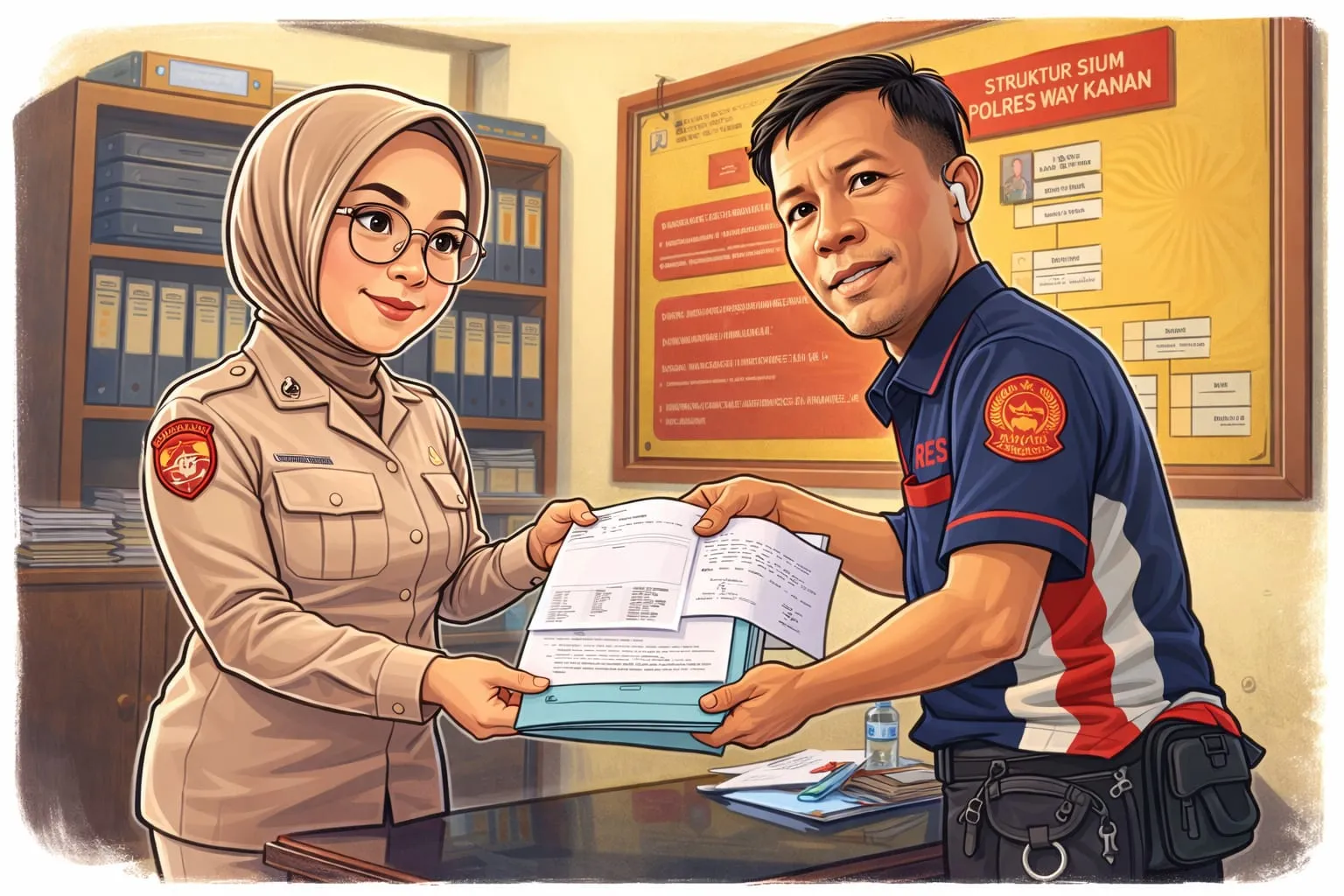 Kabiro Media Group Globalindo Way Kanan Resmi  Layangkan Dumas  terkait Dugaan Ijasah Palsu di MA Bahrul Ulum Rebang Tangkas