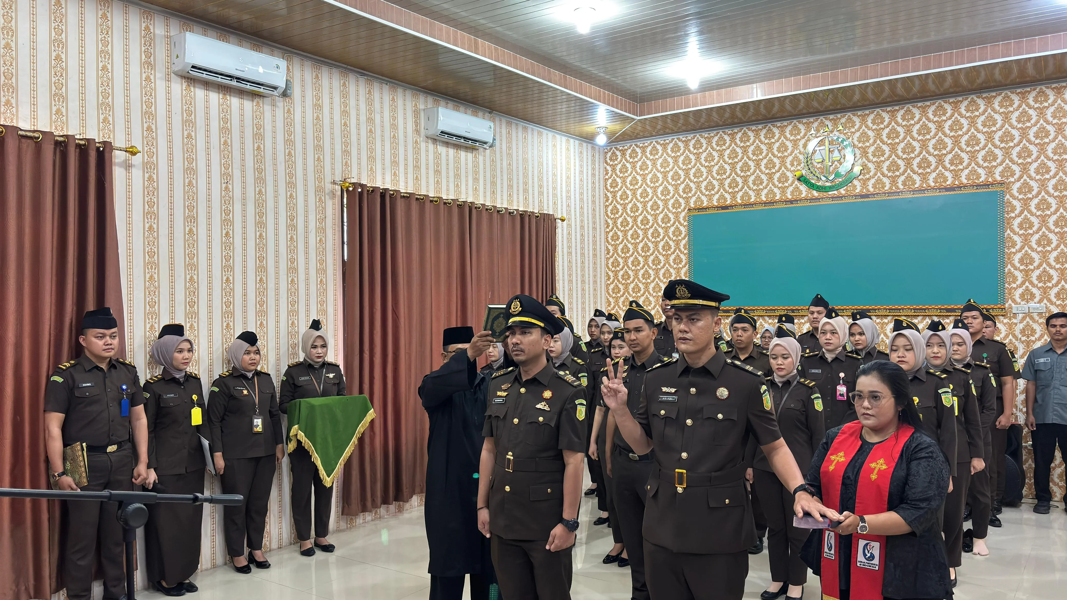Rotasi Jabatan di Kejari Way Kanan, Mahmuddin Mahan Tekankan Profesionalitas