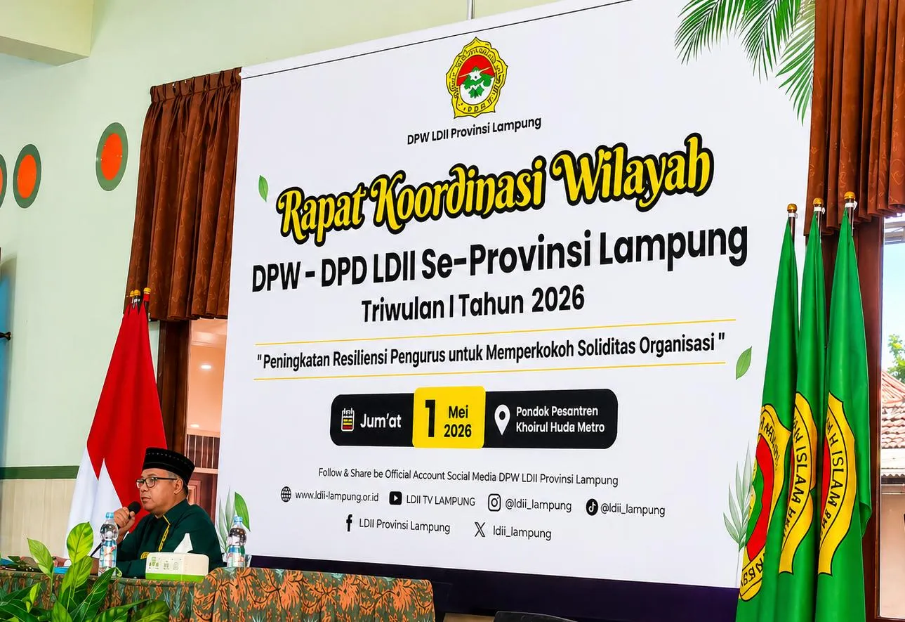 Rakorwil LDII Lampung Perkuat Soliditas dan Sinergi Organisas