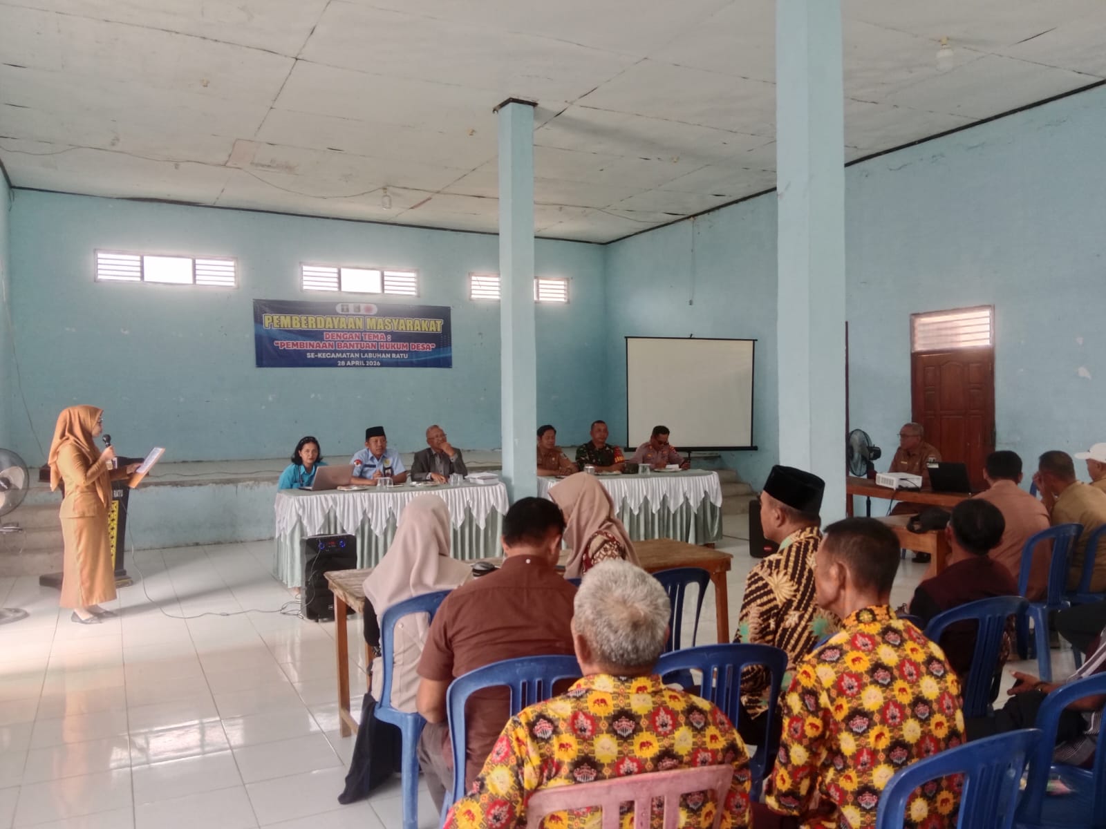Pemberdayaan Masyarakat Melalui Pembinaan Pos Bantuan Hukum Desa Se-Kecamatan Labuhan Ratu