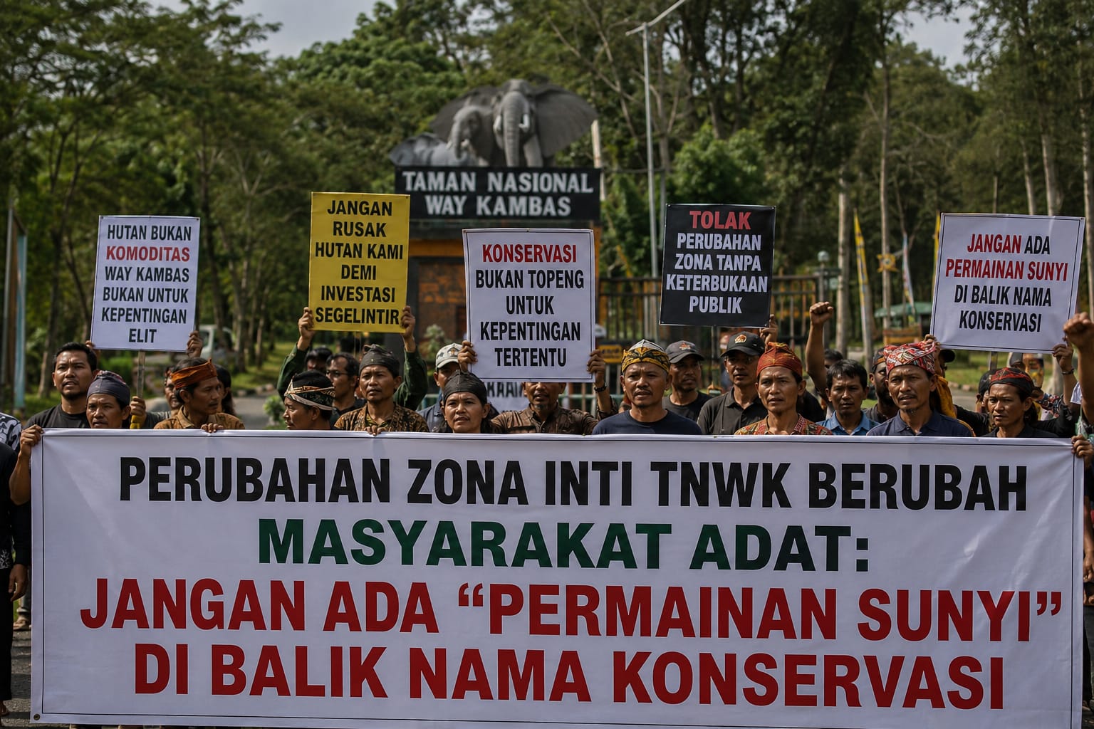 Perubahan Zona Inti TNWK Disorot Keras, Masyarakat Adat: Jangan Ada “Permainan Sunyi” Berkedok Konservasi